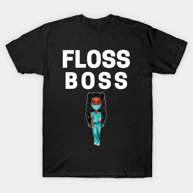 Black Dental Assistant T-Shirt by Chey Creates Clothes